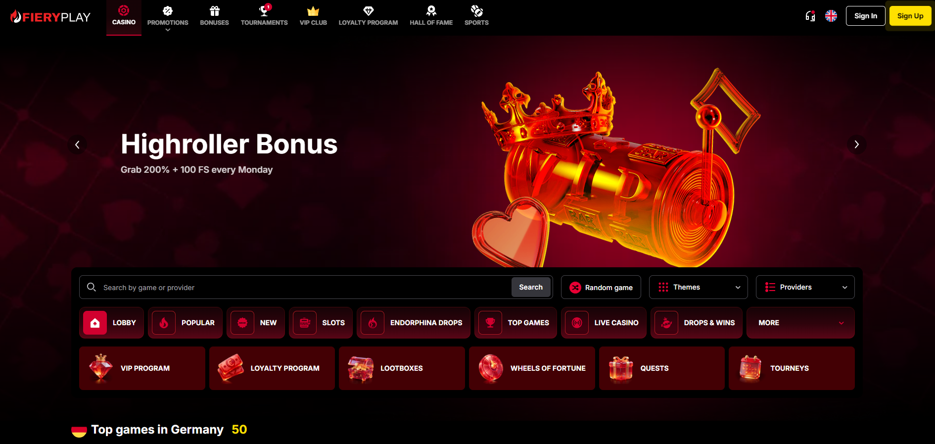 FieryPlay Casino Login